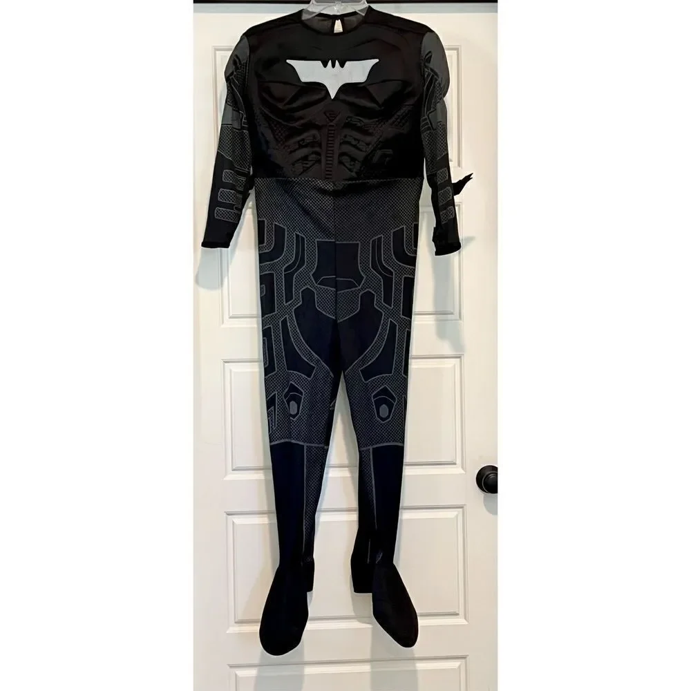 Black Knight DC Comics Muscle Batman Halloween Cosplay Costume Kids Large (12-14